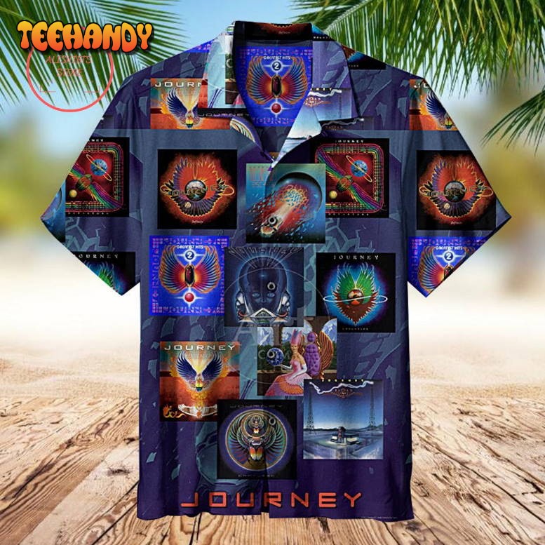 Journey Album Collage Hawaiian Shirt