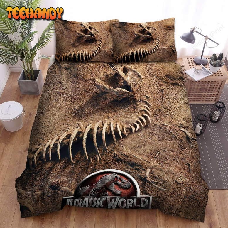 Jurassic World Dominion Dinosaur Skeleton Movie Poster Bedding Sets