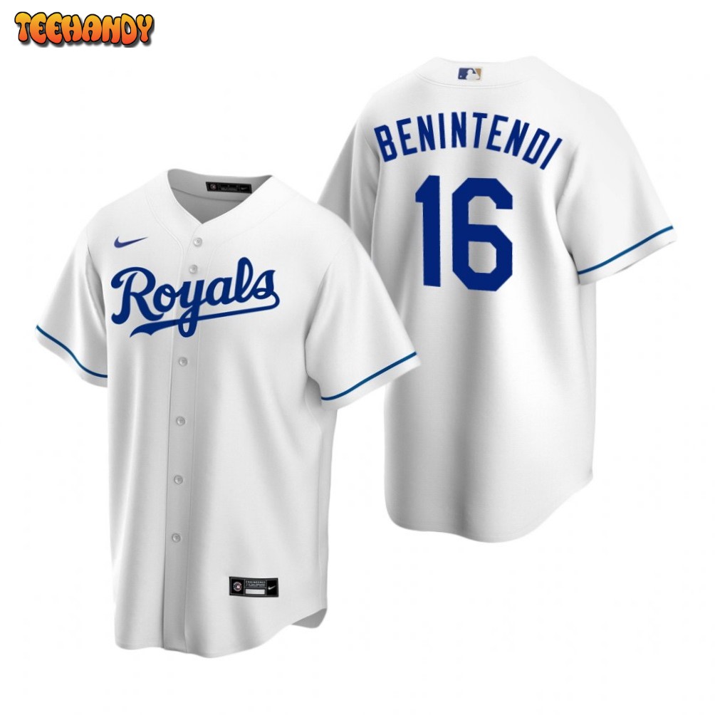 Kansas City Royals Andrew Benintendi Nike White Replica Home Jersey