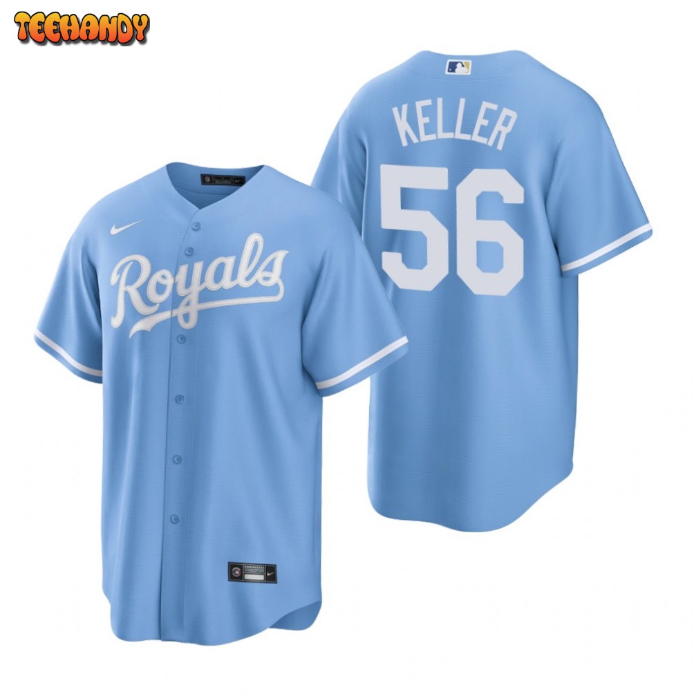 Kansas City Royals Brad Keller Blue Alternate Replica Jersey