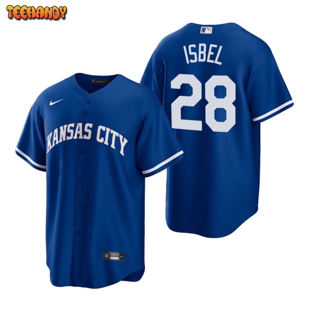 Kansas City Royals Kyle Isbel Royal Alternate Replica Jersey