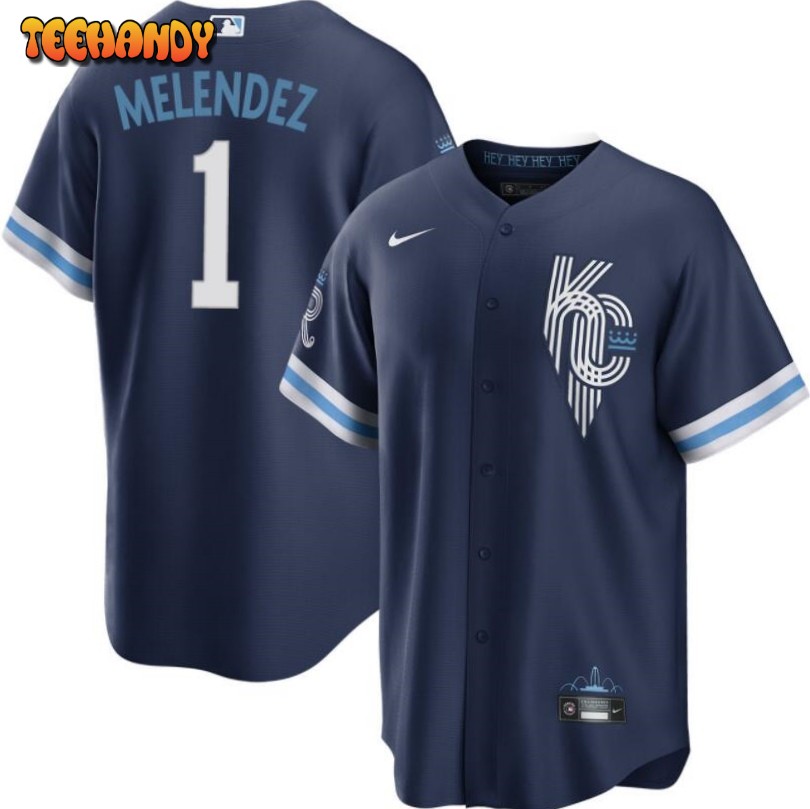 Kansas City Royals MJ Melendez Navy 2022 City Connect Replica Jersey