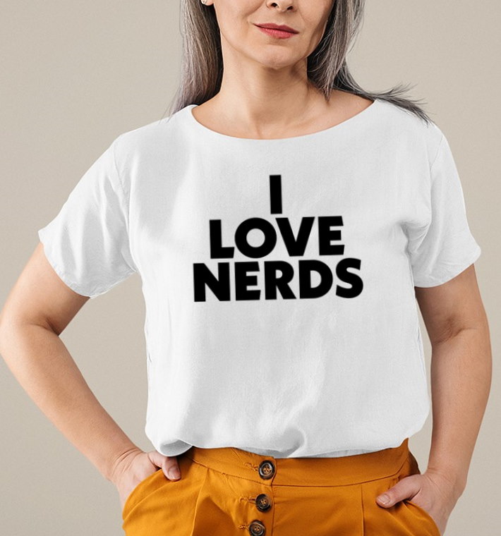 Kim Kardashian I Love Nerds T Shirt