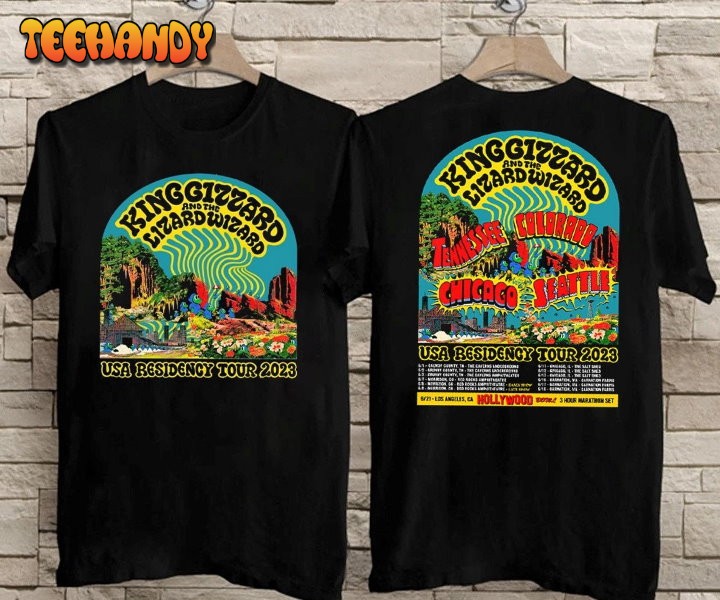 King Gizzard & The Lizard Wizard USA Residency Tour 2023 T-Shirt