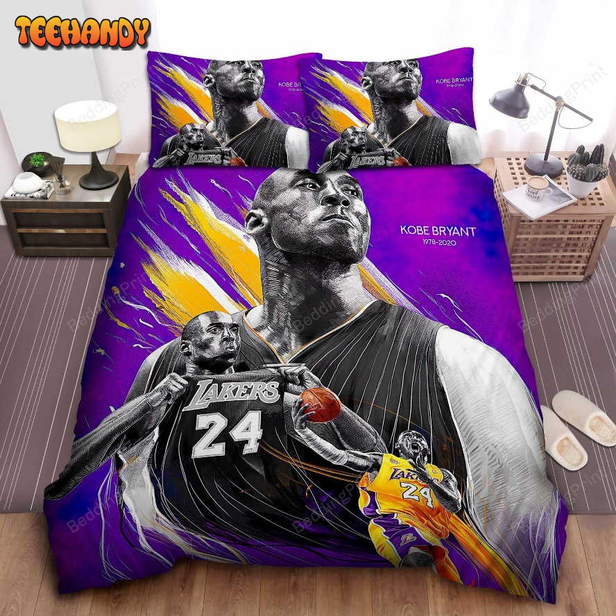 Kobe Bryant On Court Bedding Set