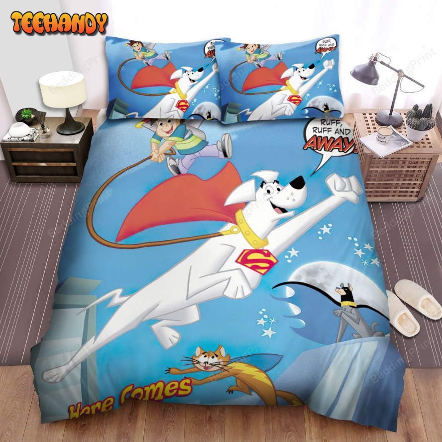 Krypto The Superdog, Ace, Kevin And Streaky Bedding Set