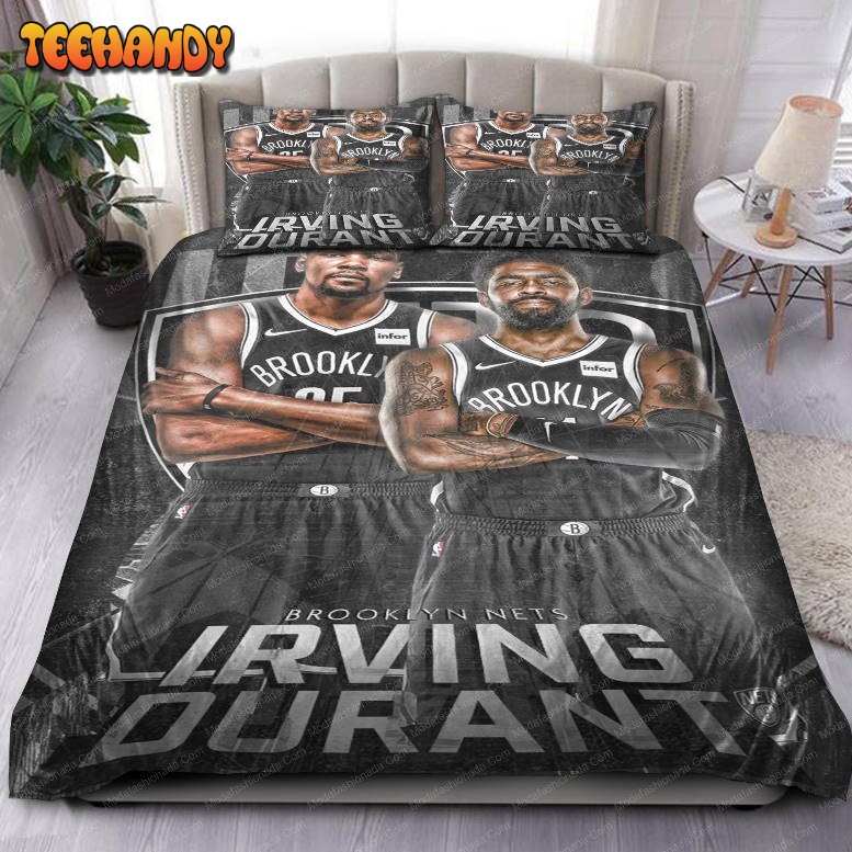 Kyrie Irving And Kevin Durant Brooklyn Nets NBA 158 Bedding Sets