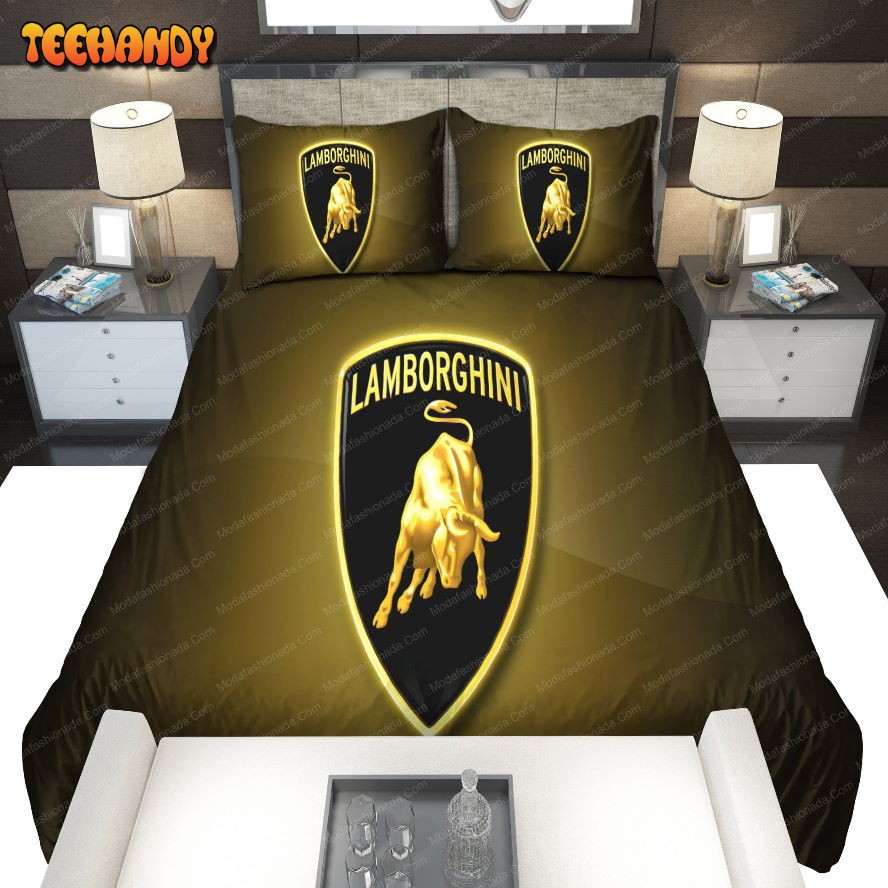 Lamborghini Logo Wallpaper Bedding Sets