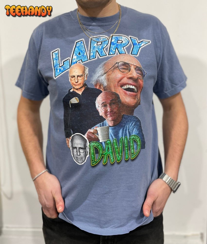 LARRY DAVID Seinfeld Fan American Comedian Bootleg Rap T Shirt