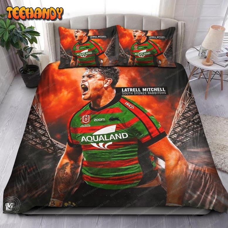 Latrell Mitchell South Sydney Rabbitohs NRL Bedding Sets