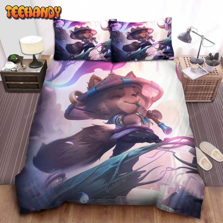 League Of Legends Spirit Blossom Teemo Skin Splash Art Bedding Sets