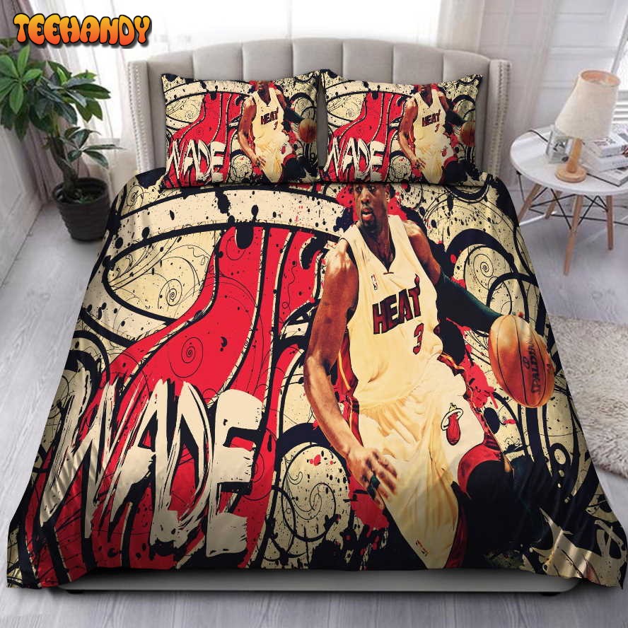 Legend Dwyane Wade Miami Heat NBA 54 Bedding Sets