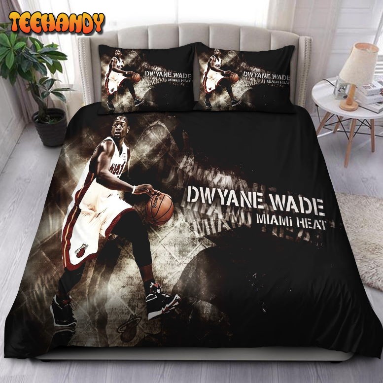 Legend Dwyane Wade Miami Heat NBA 57 Bedding Sets