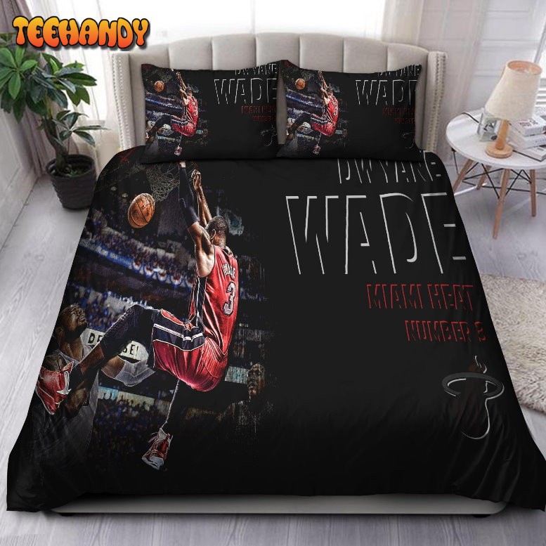 Legend Dwyane Wade Miami Heat NBA 59 Bedding Sets