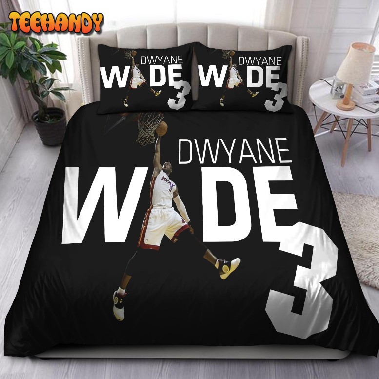 Legend Dwyane Wade Miami Heat NBA 61 Bedding Sets