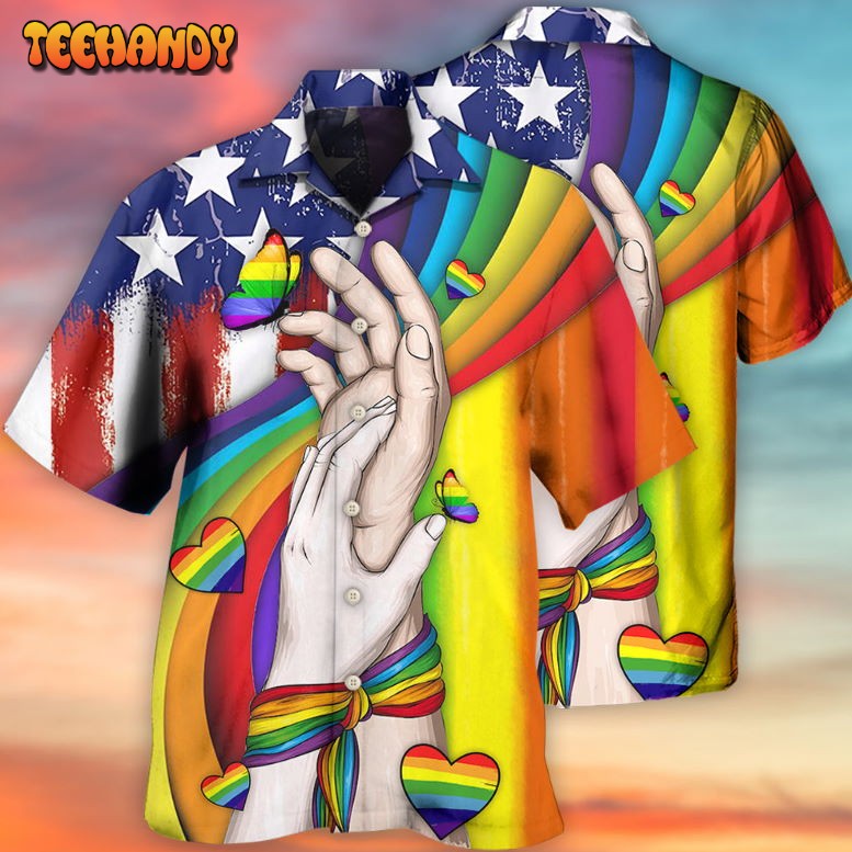 LGBT Hand Love Style Hawaiian Shirt