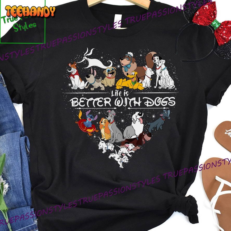 Life is Better With Dogs Disney Shirt, Disney Dogs Shirt, Magic Kingdom Shirt