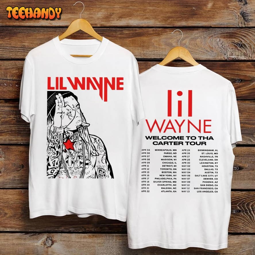 Lil Wayne Unisex Shirt Lil Wayne Rapper Tour 2023 T Shirt