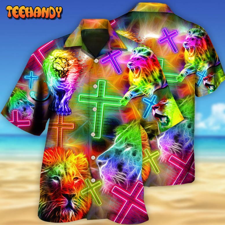 Lion Of God Style Hawaiian Shirt