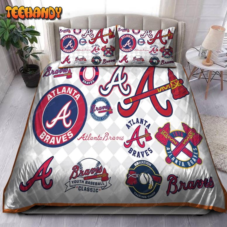 Logo Atlanta Braves MLB 51 Bedding Sets