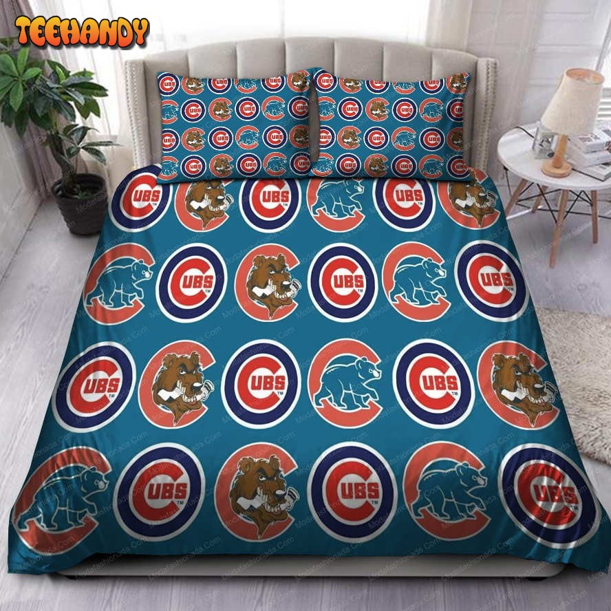 Logo Chicago Cubs MLB 67 Bedding Set