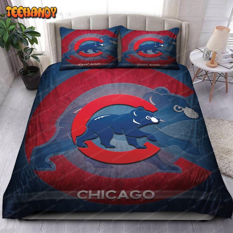 Logo Chicago Cubs MLB 68 Bedding Set