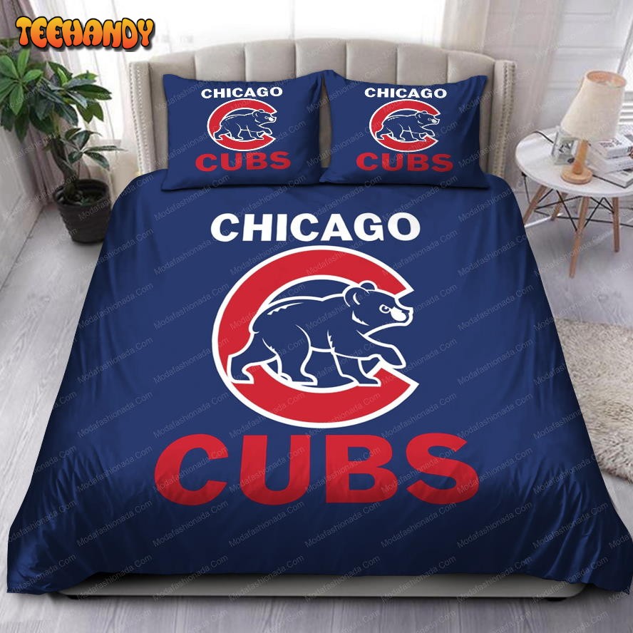 Logo Chicago Cubs MLB 69 Bedding Set