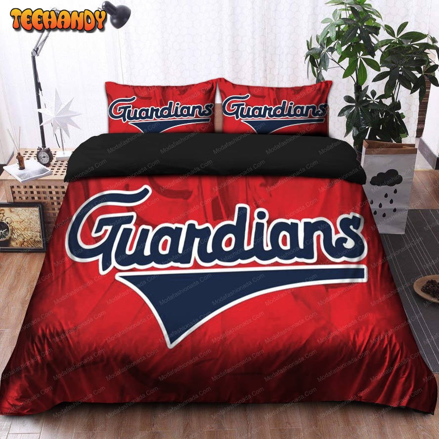 Logo Cleveland Guardians MLB 83 Bedding Set