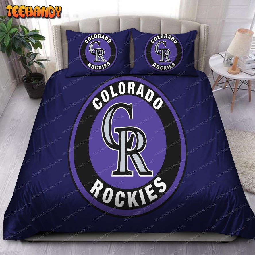 Logo Colorado Rockies MLB 89 Bedding Set