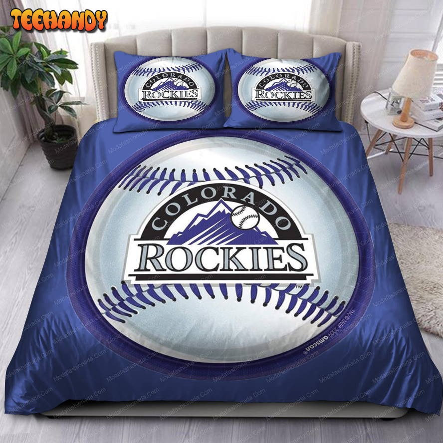 Logo Colorado Rockies MLB 90 Bedding Set