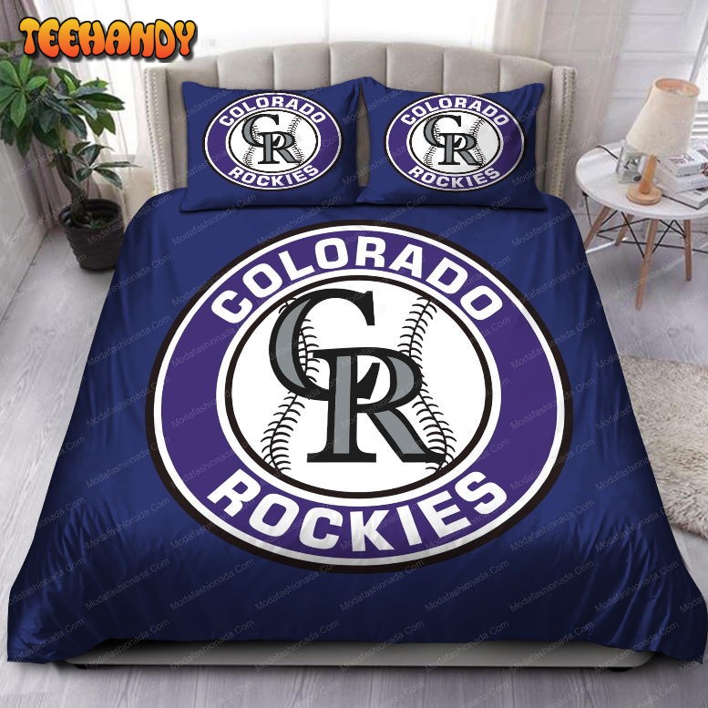 Logo Colorado Rockies MLB 91 Bedding Set