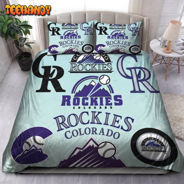 Logo Colorado Rockies MLB 93 Bedding Set