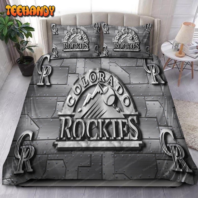 Logo Colorado Rockies MLB 95 Bedding Set