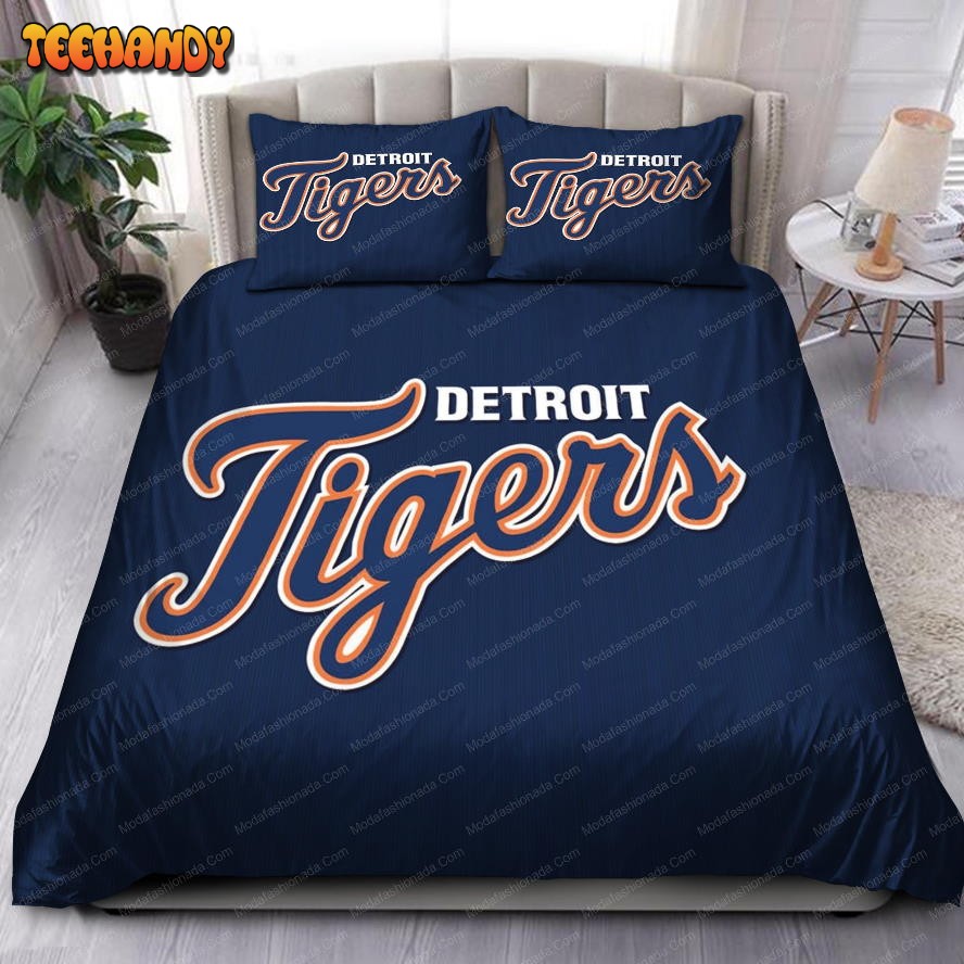 Logo Detroit Tigers MLB Bedding Set