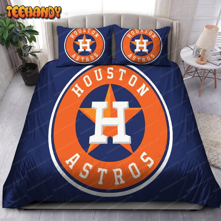 Logo Houston Astros MLB Bedding Set