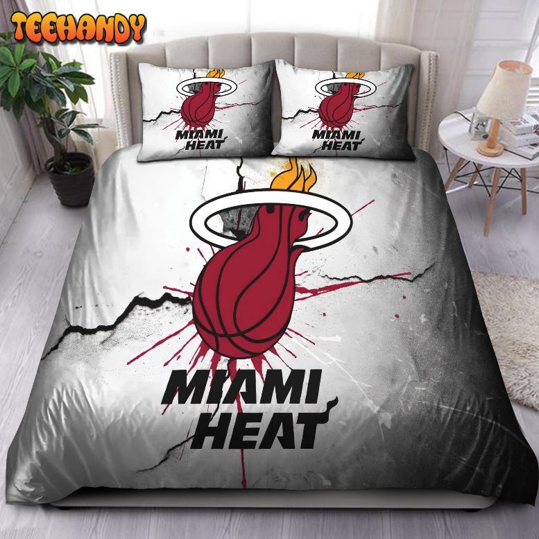 Logo Miami Heat NBA 24 Bedding Sets