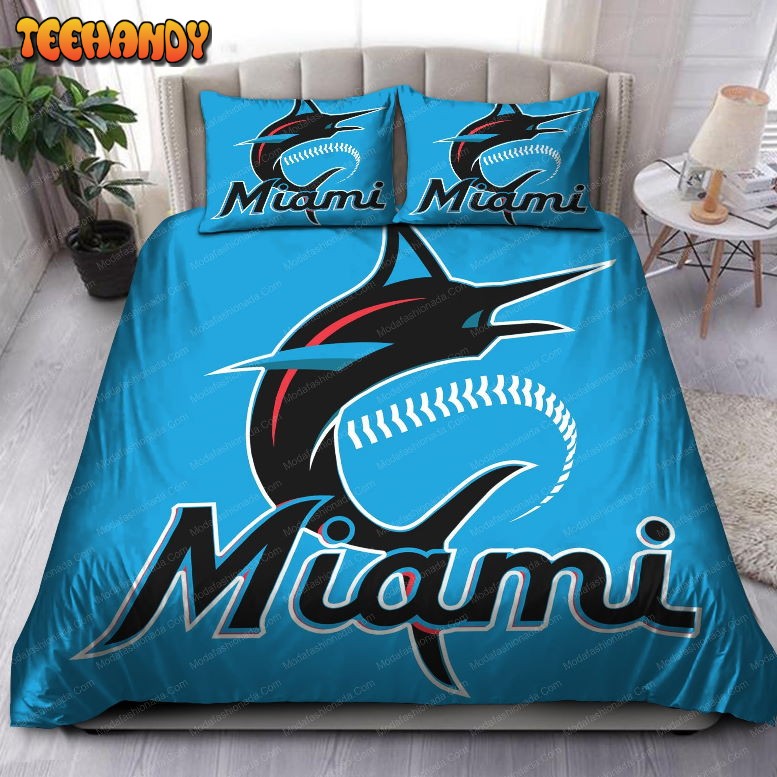 Logo Miami Marlins MLB 111 Bedding Sets