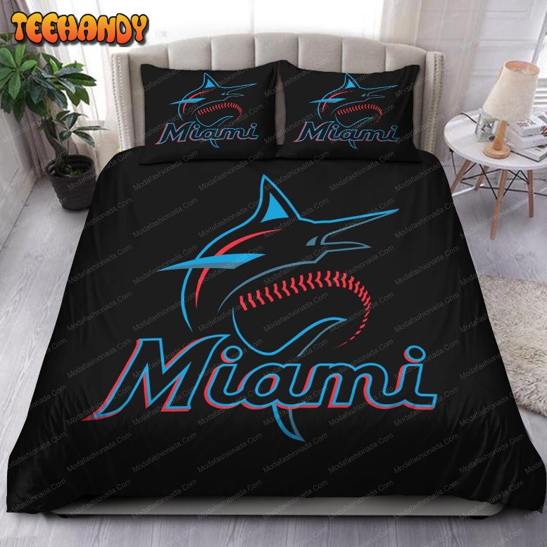 Logo Miami Marlins MLB 112 Bedding Sets