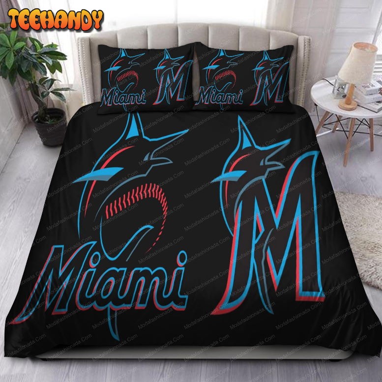 Logo Miami Marlins MLB 114 Bedding Sets