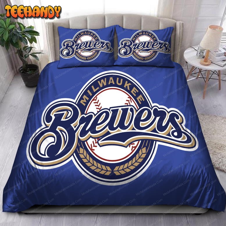 Logo Milwaukee Brewers MLB 116 Bedding Sets