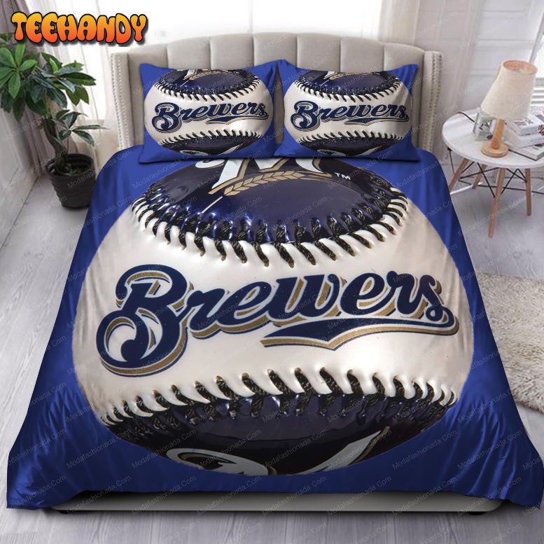 Logo Milwaukee Brewers MLB 118 Bedding Sets