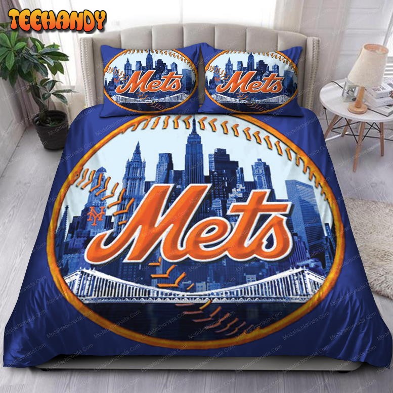 Logo New York Mets MLB 124 Bedding Sets