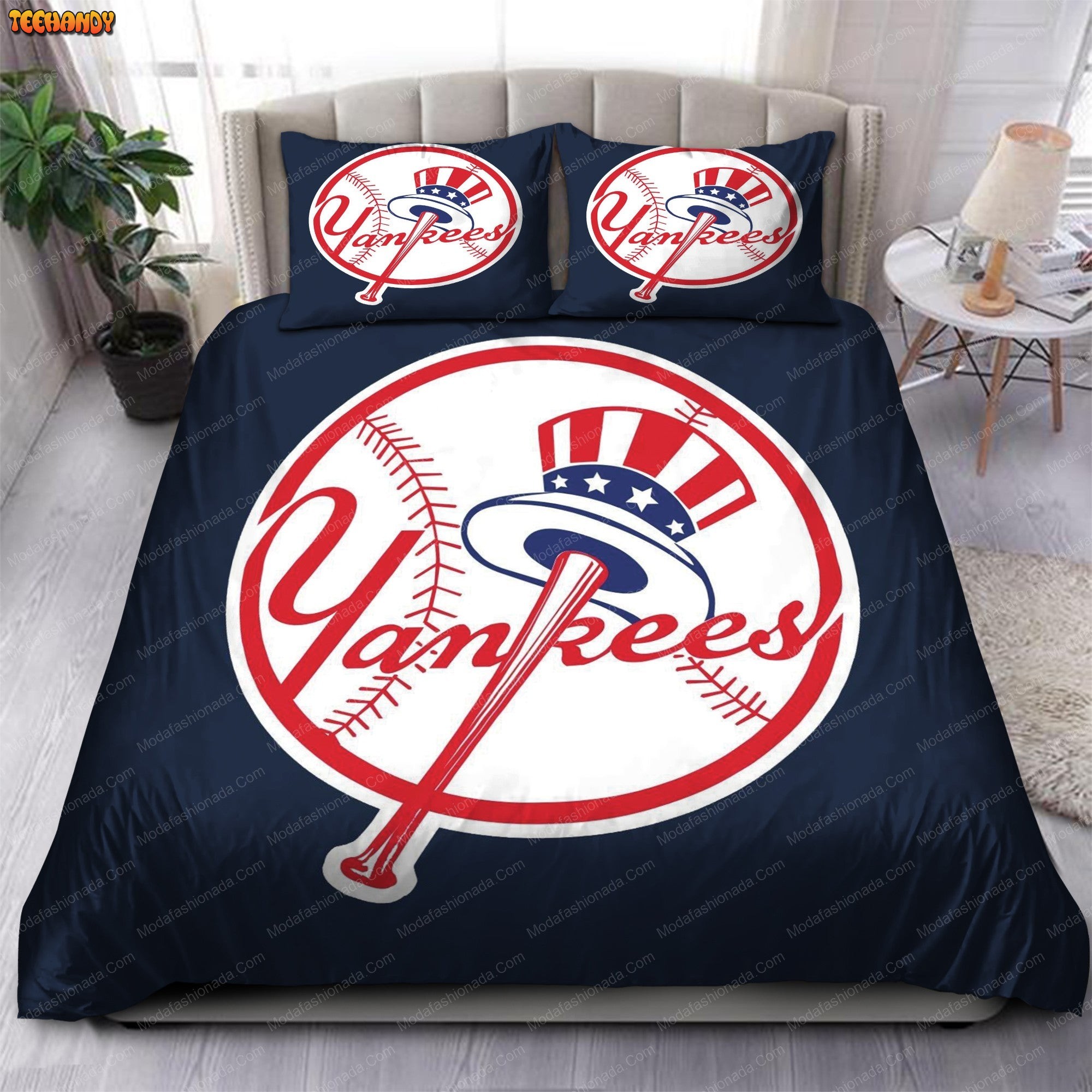 Logo New York Yankees MLB 128 Bedding Sets