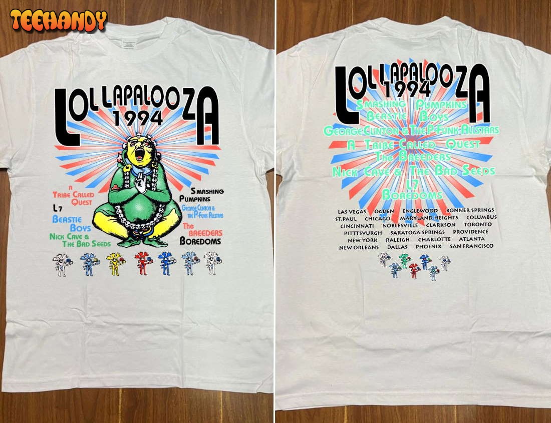 Lollapalooza Tour 1994 T-Shirt, Lollapalooza Music Festival Shirt