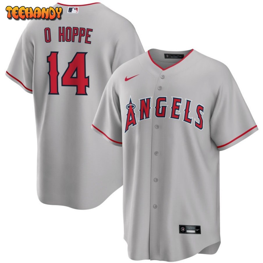 Los Angeles Angels Logan O’Hoppe Gray Road Replica Jersey