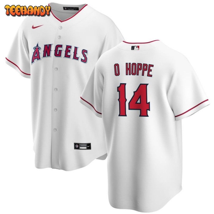 Los Angeles Angels Logan O’Hoppe White Home Replica Jersey