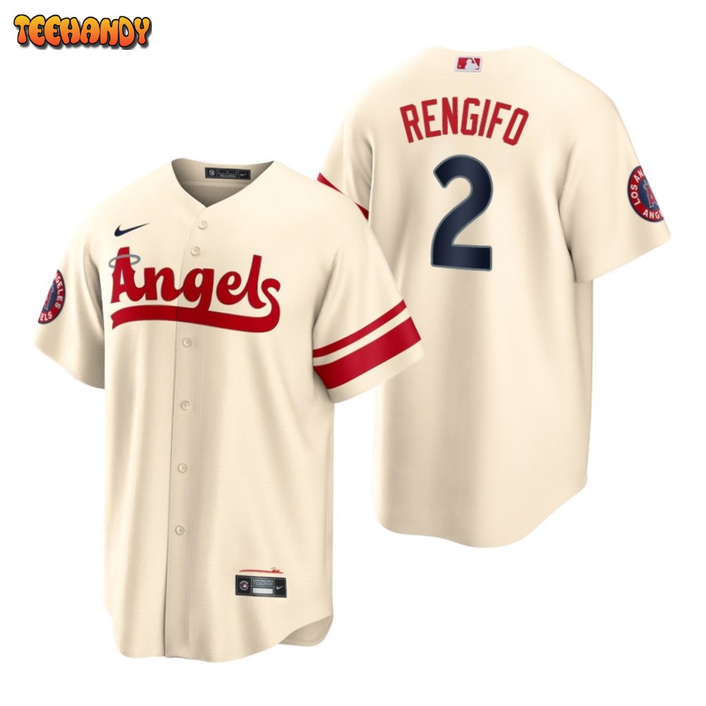 Los Angeles Angels Luis Rengifo Cream 2022 City Connect Replica Jersey