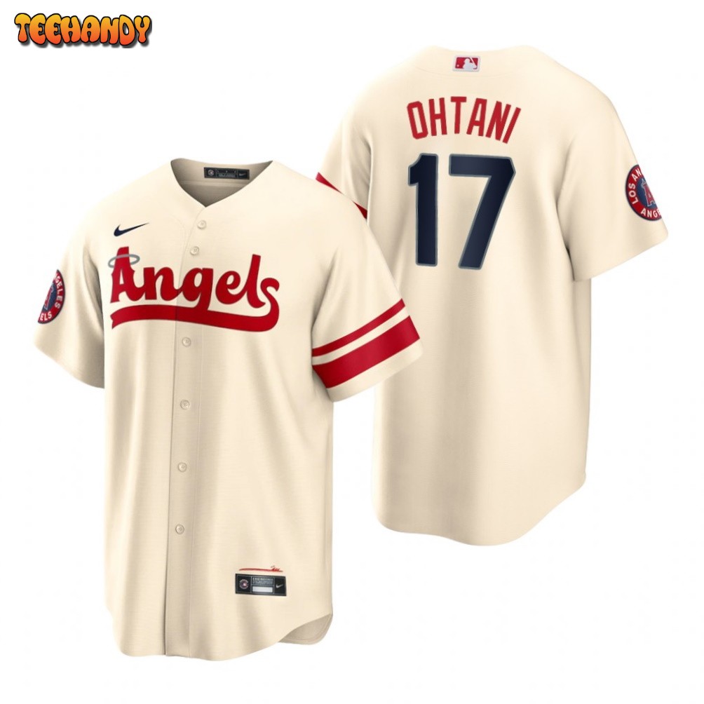 Los Angeles Angels Shohei Ohtani Cream 2022 City Connect Replica Jersey