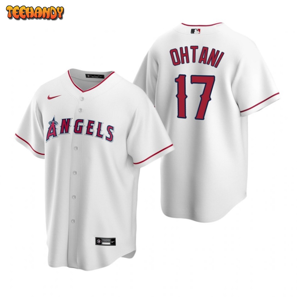 Los Angeles Angels Shohei Ohtani White Replica Home Jersey