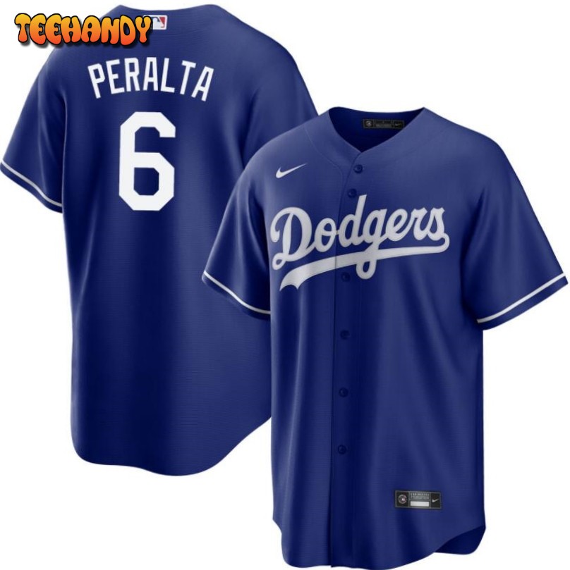 Los Angeles Dodgers David Peralta Royal Alternate Replica Jersey